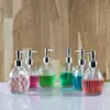 Porta Sabonete Vidro Líquido Redondo Sortido 350ml - Lyor