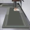 Tapete Largo de Cocina de Barro Diatomeo Absorción de Agua y Absorción de Aceite Sin Lavado Resistente a la Suciedad Tapete para Pies Entrada Americana Tapete Antideslizante para Puerta