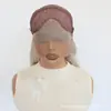 13*4 Fábrica de Pelucas Qingdao Venta al por Mayor Peluca de Encaje Larga Rizada Natural Micro Rizada Sintética Resistente al Calor Peluca de Cabeza Completa