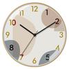Reloj de pared de 12 pulgadas (30 cm), nuevo, imitación madera de bambú china, cepillado, silencioso, moderno, para sala de estar, personalizado, creativo, transfronterizo