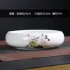 Maceta hidropónica de cobre extra grande para flores, cuenco con hoja de loto, flor de loto, maceta especial, hada del agua, cerámica, diámetro grande, bambú rico, cuenco redondo