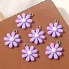 Resina Pequeña Flor Estilo Hyuna Margarita Fresca Colgante Llavero Bolsas Accesorios Accesorios A1