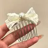 Peine de Peinar High-End Estilo Coreano Corona de Calavera Alta Clip Lateral Dulce Fresco Moda High-End Clip Antideslizante para Flequillo Accesorios para el Cabello