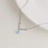 Colar Galáxia Caça-Sonhos Feminino Versátil Corrente de Clavícula Pedra da Lua Cheia de Diamantes Pingente de Borla Brilhante Personalizado