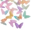 37 x 27 mm acrílico bicolor tridimensional mariposa grande hecha a mano DIY cuentas hechas a mano accesorios de joyería pulsera cuentas dispersas