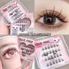 Série Cílios Postiços Sem Cola Gogo Bear Natural e Inteligente Olhos Grandes Grupo de Garotas Cílios Reutilizáveis Auto-Adesivos Sem Cola