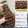 Venta al por mayor de tintes para el cabello y fabricación de pelucas, Mechones de cabello humano real, Trenzado de cabello humano vietnamita de onda profunda