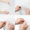 Linterna de papel blanca popular de exportación transfronteriza, juego de adornos colgantes decorativos para bodas, compromisos, fiestas de cumpleaños de bebés