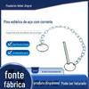 Com corrente de aço pino de esfera fabricantes de seguro pino de esfera de aço cabeça de cabeça pino de travamento atacado esfera de aço pino de liberação rápida pino de tração rápida