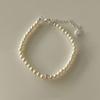 Colar de blogueira de febre, pulseira de pérola polo, design feminino, nicho, pulseira fina requintada, combinando