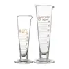 Jarra medidora de vidrio con escala 5 10 20 50 100 250 500 1000 2000ml Huaou Jarra medidora triangular