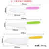 Cuchillo de Fruta de Plástico para Niños, Cuchillo para Pan Tostado, Cuchillo para Pasteles, Cuchillo Pelador de Verduras, Cuchillo para Suplementos Alimenticios de Bebé, Cuchillo para Cortar Verduras