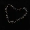 Cadena de Pantalón de Hierro con Espinas Nuevas Transfronteriza Cadena para Clavícula Estilo Ins Fresco de Moda Collar Elegante Pulsera Versátil Venta al por Mayor