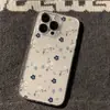 Patrón Floral Blanco y Azul Adecuado para la Nueva Funda de Teléfono Apple 17 iPhone 16 Pro Max Transparente 14 Pro Sensación de Alta Gama 13