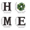 Transfronterizo HOGAR Hoja Verde Plato Colgante de Puerta Festival de la Cosecha en Casa Decoración Casera DIY Habitación en Inglés Colgante de Pared