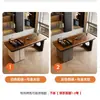 Mesa de Té de Madera Maciza de Lujo Ligero Set Integrado de Mesa y Sillas para Preparar Té Moderno Chino para Oficina en Casa Balcón Sala de Estar Mesa de Té Bueno