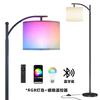 Lámpara de pie LED de gran venta transfronteriza para sala de estar, dormitorio, con sensor avanzado, Bluetooth, lámpara de pie, mesita de noche, lámpara de mesa vertical