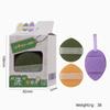 Esponja de Limpeza Facial Ermu, Esponja Facial Hidrofílica de Poliuretano Gota d'Água, Conjunto de 3 Peças, Artefato de Limpeza com Máscara de Argila Luva
