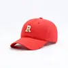 Gorra de Béisbol Casual de Moda Nueva con Forma de R, Gorra de Moda con Letras, Transpirable para Senderismo, Mismo Estilo que las Celebridades de Internet