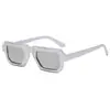 Gafas de Sol Cuadradas Tridimensionales Estilo Europeo y Americano, Anti-UV, Gama Alta, Modernas, Personalizadas Estilo Pasarela para Mujer