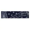 Diadema de Tela Estampada Ancha Transfronteriza de 6 cm Diadema Deportiva de Yoga Nudo Diadema Retro Paisley Tie-dye Pañuelo para la Cabeza