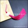 Orejas colgantes de loto de jade blanco vertical de 12 cm, accesorios de ropa de cheongsam para traje antiguo, colgante de abanico de estilo antiguo con borlas, accesorios de borlas, colgante
