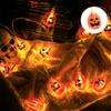 Luces de Cadena LED Luces Decorativas Luces de Atmósfera Festiva de Halloween Luces de Cadena para Fiesta Luces de Cadena de Halloween Luces de Cadena de Calabaza