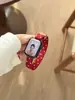 Correa de Reloj Tejida Fina con Estrella y Cierre Magnético Compatible con Apple Watch iwatch Series 1/2/11/10 Ultra/SE9/8