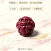 Cuentas de Zodiaco Doce Cuentas de Cinabrio Alto Contenido Arena Dorada Púrpura 8mm Accesorios para Pulsera Redonda DIY Tres en Uno y Seis en Uno