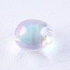 Colorido uv transparente pendurado buraco ângulo contas gota de água dividir buraco redondo contas diy artesanal frisado uva corda material colar acessórios