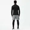 Nova Calça Esportiva de Duas Peças para Homens, Secagem Rápida, Elástica, Adequada para Treinamento de Basquete, Estilo Fino de Verão, Academia, Corrida, Calça Casual