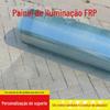 Iluminação transparente Placa Sunshine atacado telha de fibra de vidro transparente placa de iluminação frp telha de resina de fibra à prova d'água estufa