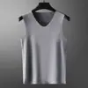 Otoño Invierno Nuevo Hombres Forro Polar Térmico Engrosado Capa Base Ropa Interior Cálida Hombres Sin Costuras Chaleco Calefactor Superior Moderno