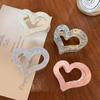 Clip Mediano Love Grab Clip de Tiburón de Ácido Acético de Alta Gama para la Parte Posterior de la Cabeza Color Fresco Verano Nuevo Horquilla Adorno para la Cabeza de Mujer