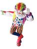 Disfraz de payaso para Halloween, disfraz de payaso para adultos, disfraz de payaso para baile de máscaras, conjunto de máscara de payaso.