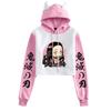 Suéter con capucha informal de moda de primavera para mujer con estampado periférico de Demon Slayer Ghost Blade de Anime