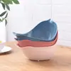 Al por mayor electrodoméstico de cocina de plástico engrosado para lavar arroz sala de estar cesta de almacenamiento de frutas regalo se puede imprimir tamiz para lavar arroz