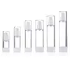 Set de Botellas Dosificadoras al Vacío Portátil para Viaje Tipo Prensa Botella de Loción Cuidado de la Piel Cosméticos Botella de Loción Material AS Base