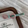 Diseño Coreano Pinza para el Cabello de Ácido Acético con Lazo Pinza Lateral Dulce Popular Chica Ins Pinza Lateral Pinza para el Flequillo Tocado