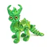 Alas Impresas en 3D Transfronterizas Dragón Volador Articulaciones de Ojo Artificiales Modelo Creativo Móvil Juguetes de Animales Adornos Hechos a Mano Venta al por Mayor