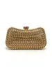 Bolso de Noche Transfronterizo Nuevo Moda para Mujer Bolso de Mano para Fiesta Banquete Bolso Cruzado con Cadena Adornado con Brillantes Strass