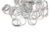 Banda de Goma Blanca Transparente Pequeña Engrosada Goma para el Cabello Desechable Cuerda para el Cabello Infantil Banda de Goma Duradera para Atar