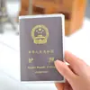 Bolsa Cubre Pasaporte Protector de Pasaporte Soporte para Pasaporte Transparente Impermeable Viaje al Extranjero Funda para Documentos de Pase Carcasa para Pasaporte