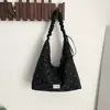 Bolso Cruzado Fresco y Sencillo Estilo Nuevo Primavera, Bolso de Hombro Plegado de Gran Capacidad 2026 para Mujer, Bolso Tote Estilo Perezoso Estilo Coreano