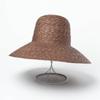 Sombrero de paja de ala ancha tipo cuenco de paja colorido nuevo para Primavera y Verano, protección solar para viajes al aire libre, parasol, sombrero de paja de ala ancha grande para playa