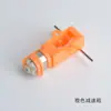 Caixa de Engrenagens com Eixo de Saída Duplo Motor 130 Caixa de Engrenagens Hexagonal Acessórios para Carro de Brinquedo Robô Caixa de Engrenagens para Motor