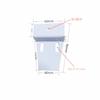 Soportes Colgantes para Gabinete de Baño, Escuadras de Esquina Pintadas en Blanco, Herrajes de Montaje Colgante Superiores e Inferiores, Soportes Colgantes para Muebles de Alta Resistencia, Gabinete