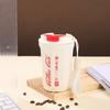 [Personalizado] Nueva taza de Coca-Cola de acero inoxidable de doble capa con aislamiento, regalo creativo, taza publicitaria con grabado de logotipo.