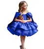 Vestido Navideño para Niñas 2026 Nuevo Estilo Vestido de Princesa para Niñas Un Hombro Vestido Abullonado Disfraz de Performance Europeo y Americano Anfitrión Transfronterizo