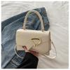 Bolso de Mujer Primavera 2025 Nuevo Estilo Occidental Popular Coreano Bolso de Hombro Moderno Color Sólido Portátil Cruzado Bolso Cuadrado Pequeño Bolso de Mujer